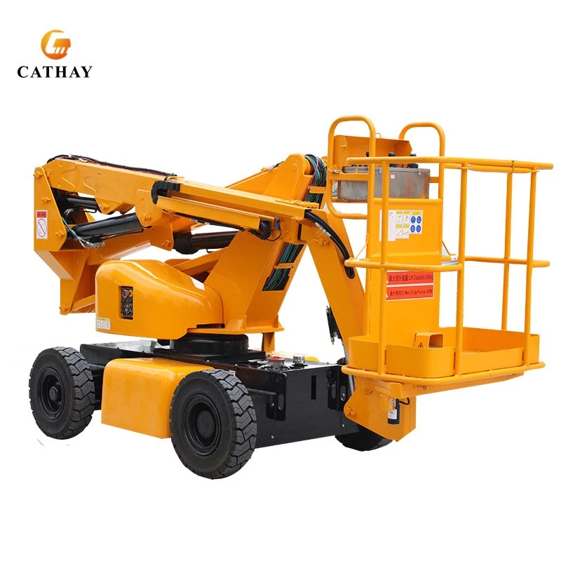 articulated self propelled boom lift elevated working platform-Shandong Cathay Machinery Co Ltd 4